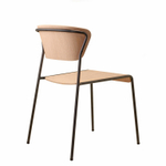 Стул деревянный Scab Design Lisa Wood, антрацит, натуральный дуб