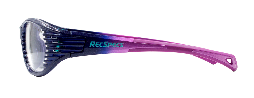 Спортивные очки с диоптриями Rec Specs / Ma-1 / Metallic Purple Pink Fade / для детей до 10 лет