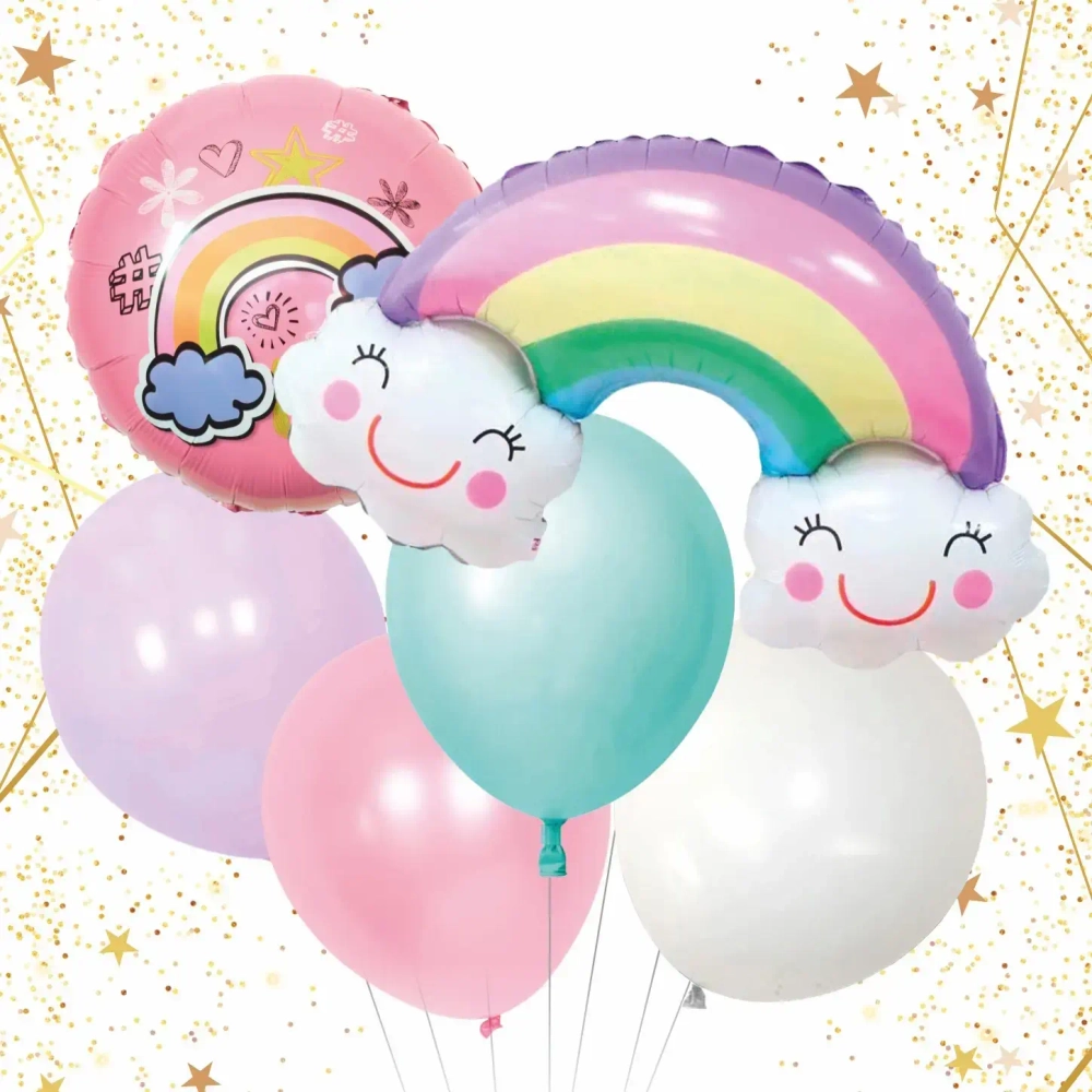 Набор шаров 8 шт «Rainbow»