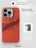 Чехол накладка iPhone 15 Pro 6.1" Gurdini Carbon Design (Magsafe &amp; Lense holder) Galaxy Orange