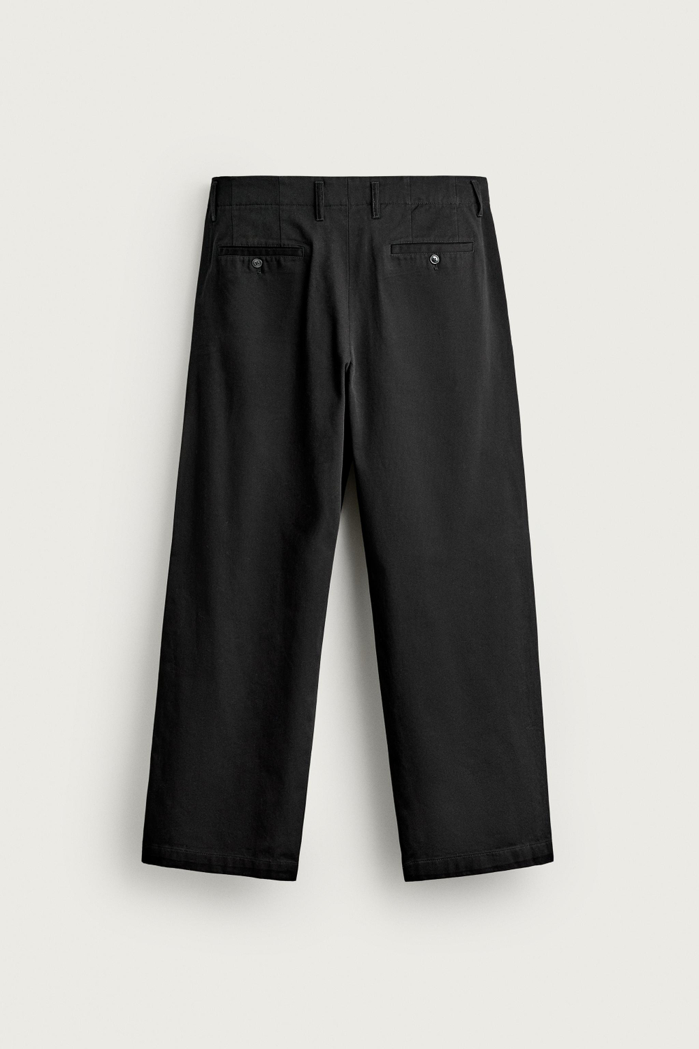 БРЮКИ ЧИНОС RELAXED FIT СО СКЛАДКАМИ — ZARA · 4015/640