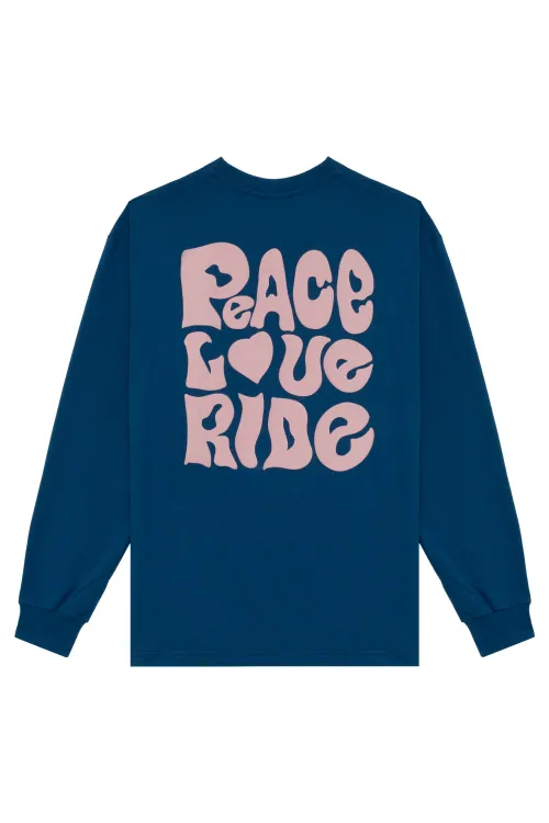 Лонгслив Pace Love Ride синий