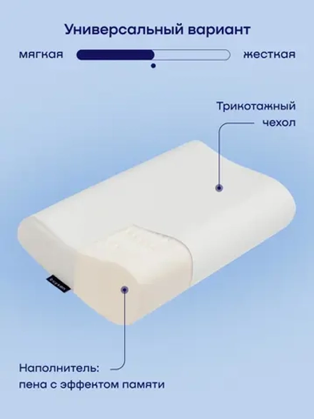Эргономичная подушка БайМассаж