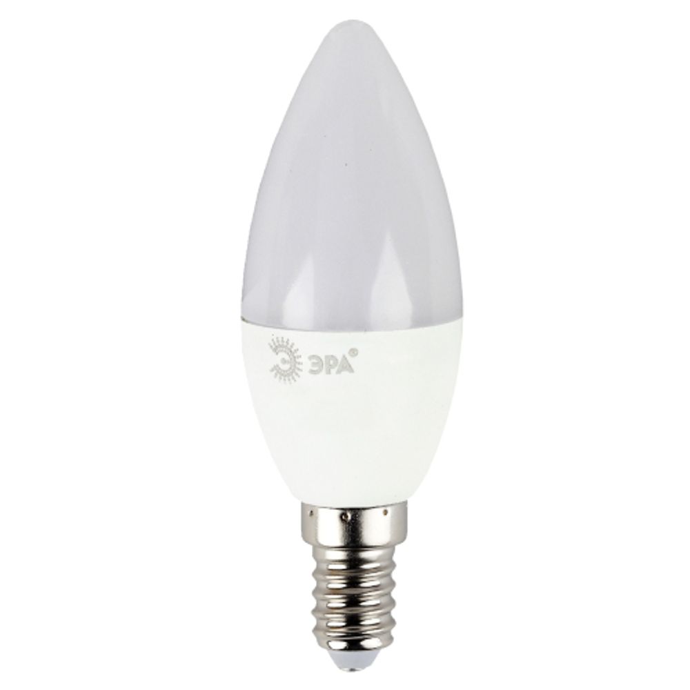 Лампа светодиодная ЭРА RED LINE LED B35-6W-827-E14 R 6Вт свеча теплый белый свет Е14 | Лампы cветодиодные Свеча (B/C)