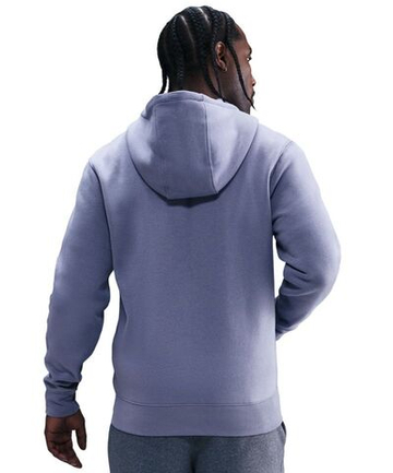 Мужская теннисная кофта Nike Club Full-Zip Fleece - world indigo/world indigo/white