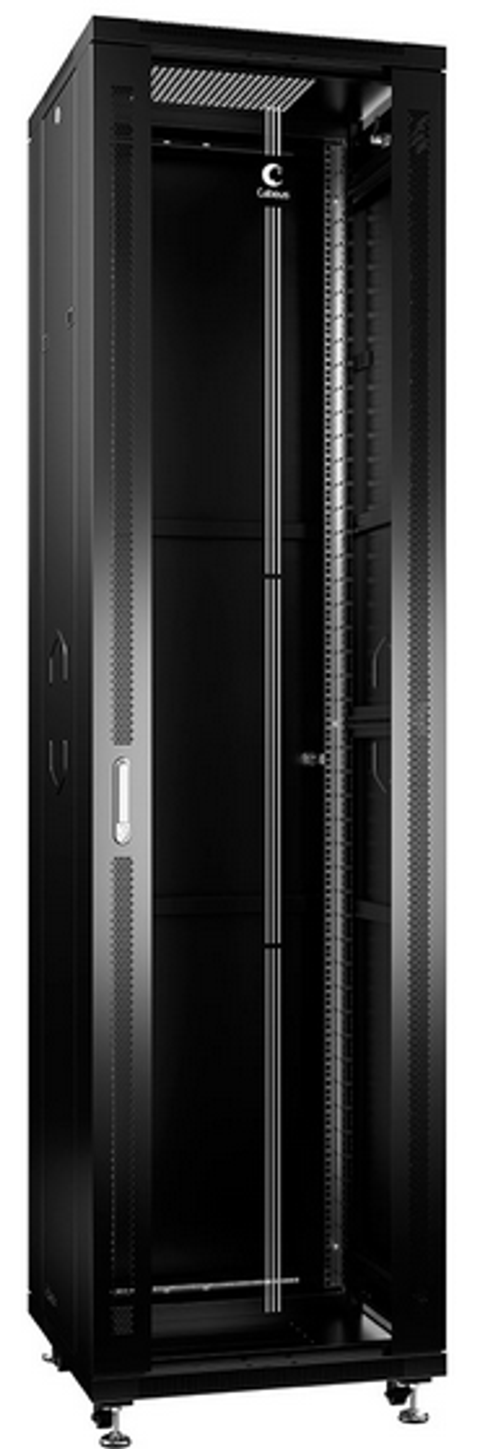 Шкаф напольный 19", 47U Cabeus SH-05C-47U60/80-BK