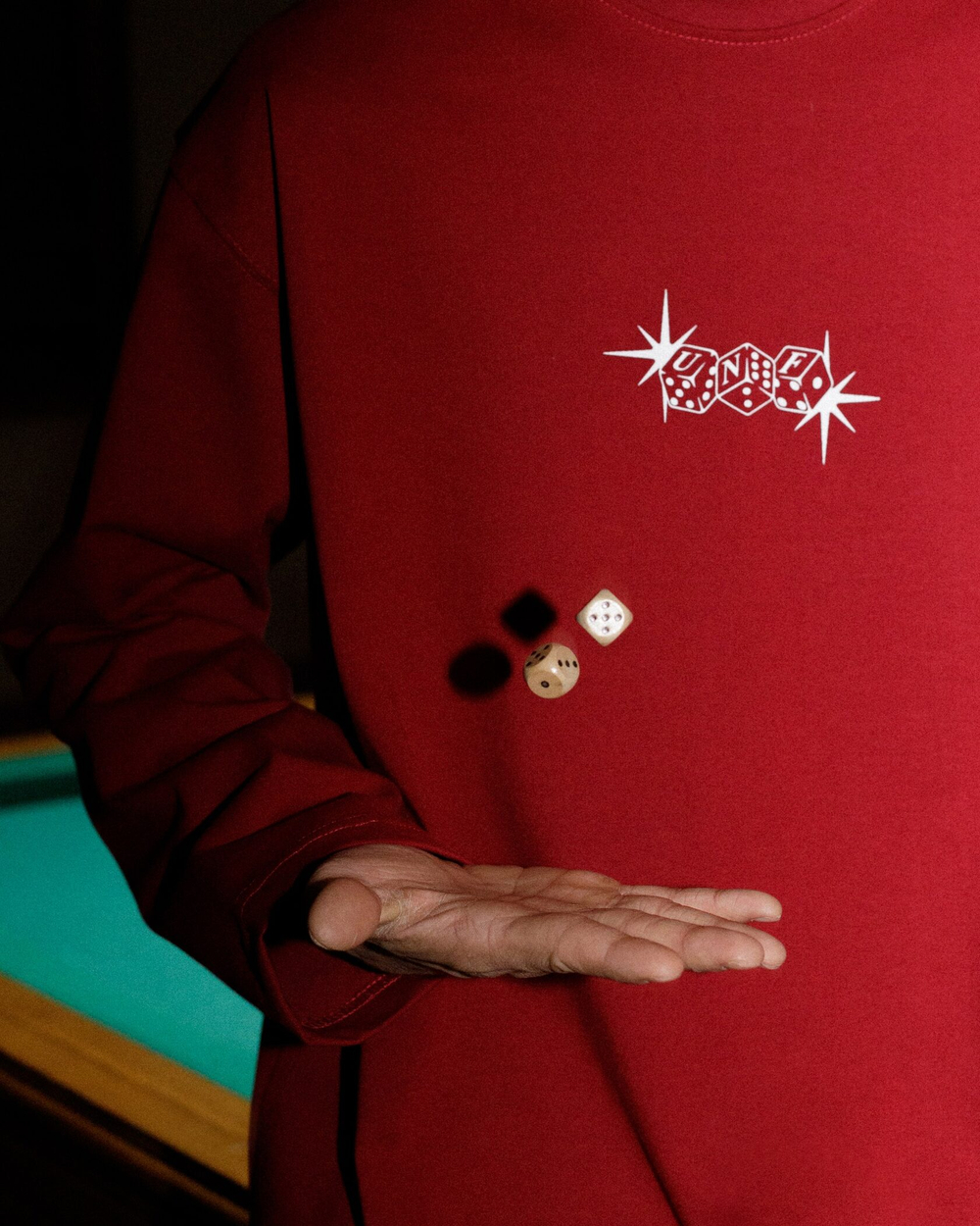 Лонгслив UNIFORM All in Dice красный