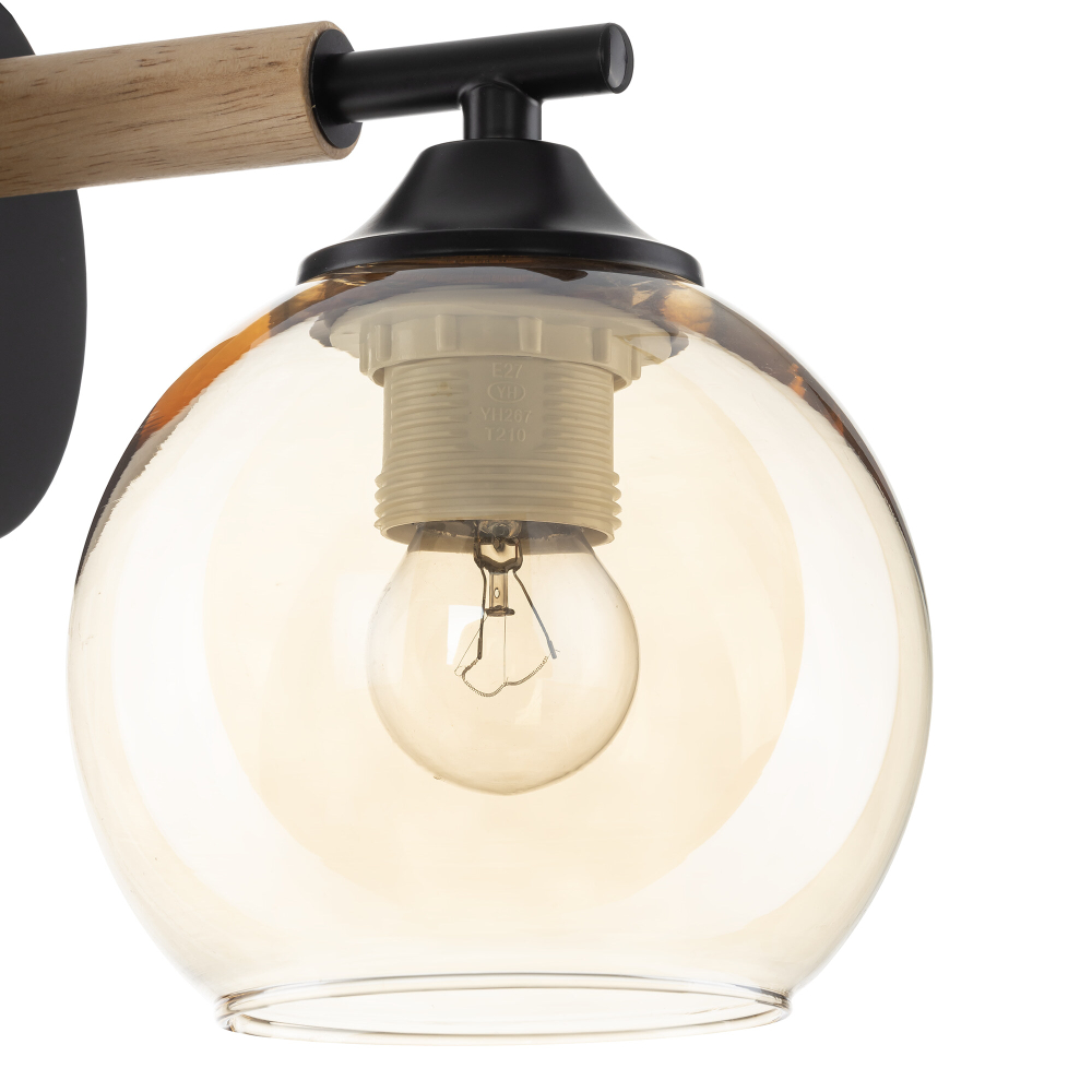 Citilux TIKA CL133411 Бра с выключателем Чёрное