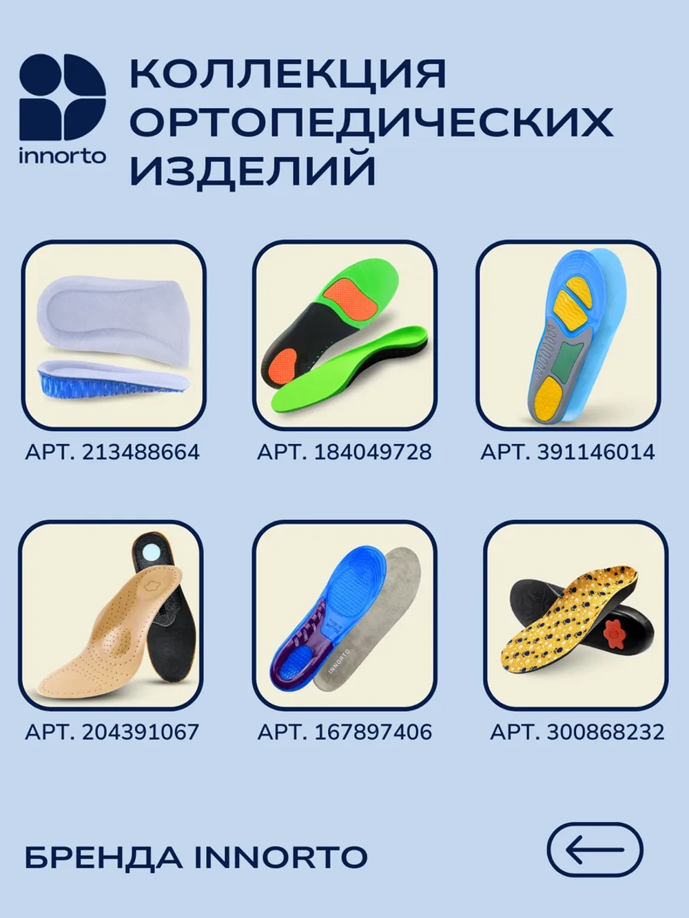 Подпяточник ортопедический для обуви, пара