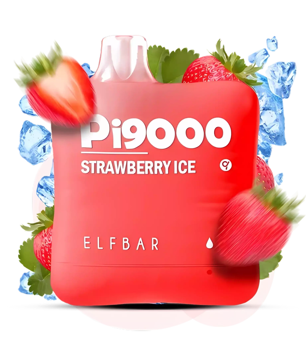 Elf Bar Pi9000 - Strawberry Ice (nic 5%)