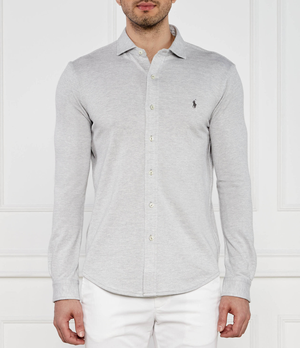 Рубашка POLO RALPH LAUREN - серый(710909659)