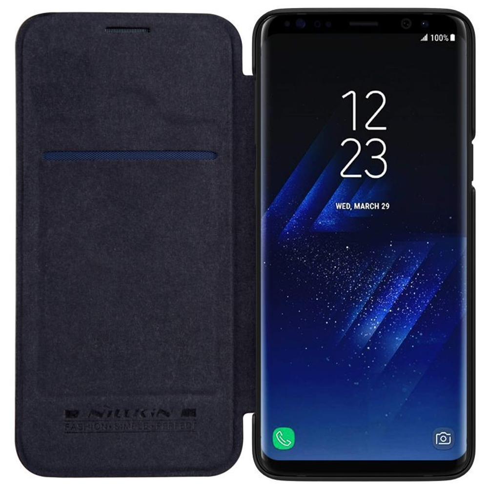 Кожаный чехол-книжка Nillkin Leather Qin для Samsung Galaxy S9 Plus