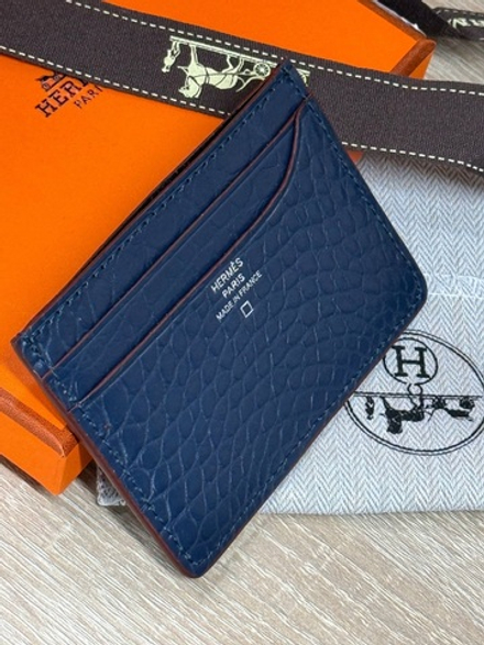 Картхолдер Hermes из кожи крокодила