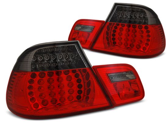 Задние фонари для BMW 3 E46 Coupe (03-06) LED Red Smoke