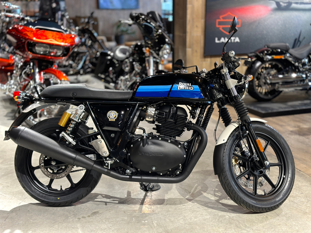 Royal Enfield Continental GT 650 Slipstream Blue (Black Alloy)