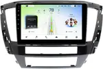 Магнитола для Mitsubishi Pajero Sport 3 2020-2024, Montero Sport (прямоугольный климат) - Teyes CC4L монитор 10.1" IPS, Android 14, Быстрая, Snapdragon 662, CarPlay, 4G SIM-слот