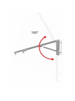 Стойка настенная Raylab RL-WLT130, 130 см