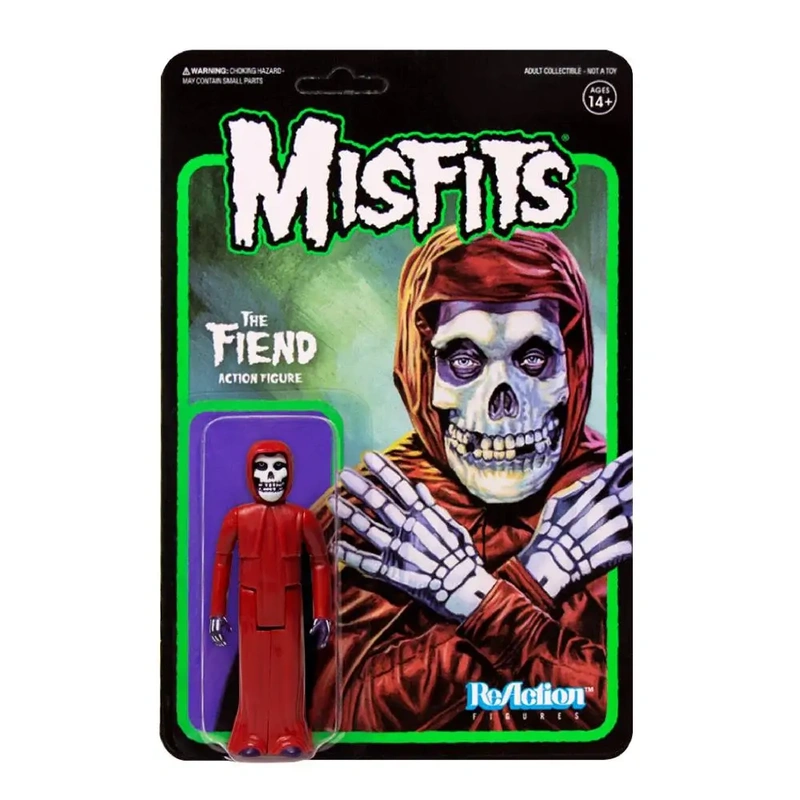 Фигурка Super7 - Misfits ReAction Figure - The Fiend (Crimson Red)