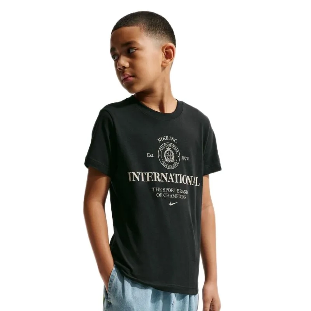 Футболка для девочки Nike Kids Sportwear Club Rules - black