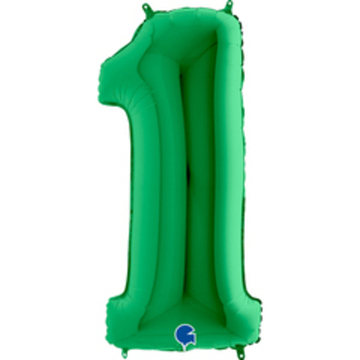 Г 40" ЦИФРА 1 Green Зеленая