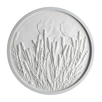 Настенный гипсовый светильник 10W 3000K 7169/10WL белый Hightech Lavanda Odeon Light