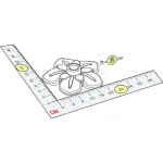 Цветок 24x24x8 см для конструктора 10''