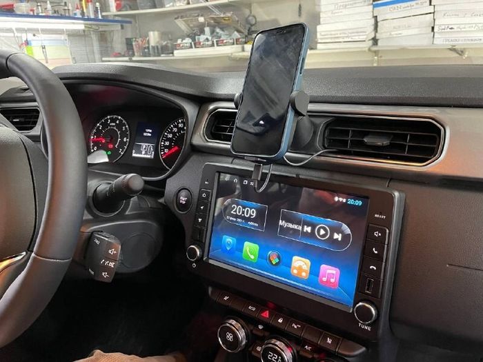 Магнитола для Renault Arkana 2019+, Duster 2020+ (поддержка BOSE, круг. обзора) - Kuberg KR-9196-S10 Android 10, Быстрая, SIM-слот