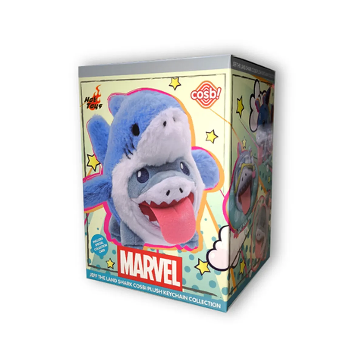 Случайный плюшевый брелок Hot Toys Cosbi Marvel: Jeff The Land Shark