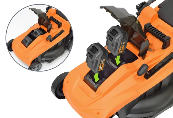 Газонокосилка аккумуляторная CARVER CLM-01BL40-430HM