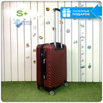 Маленький чемодан F-bag Circle, Бордовый, S+