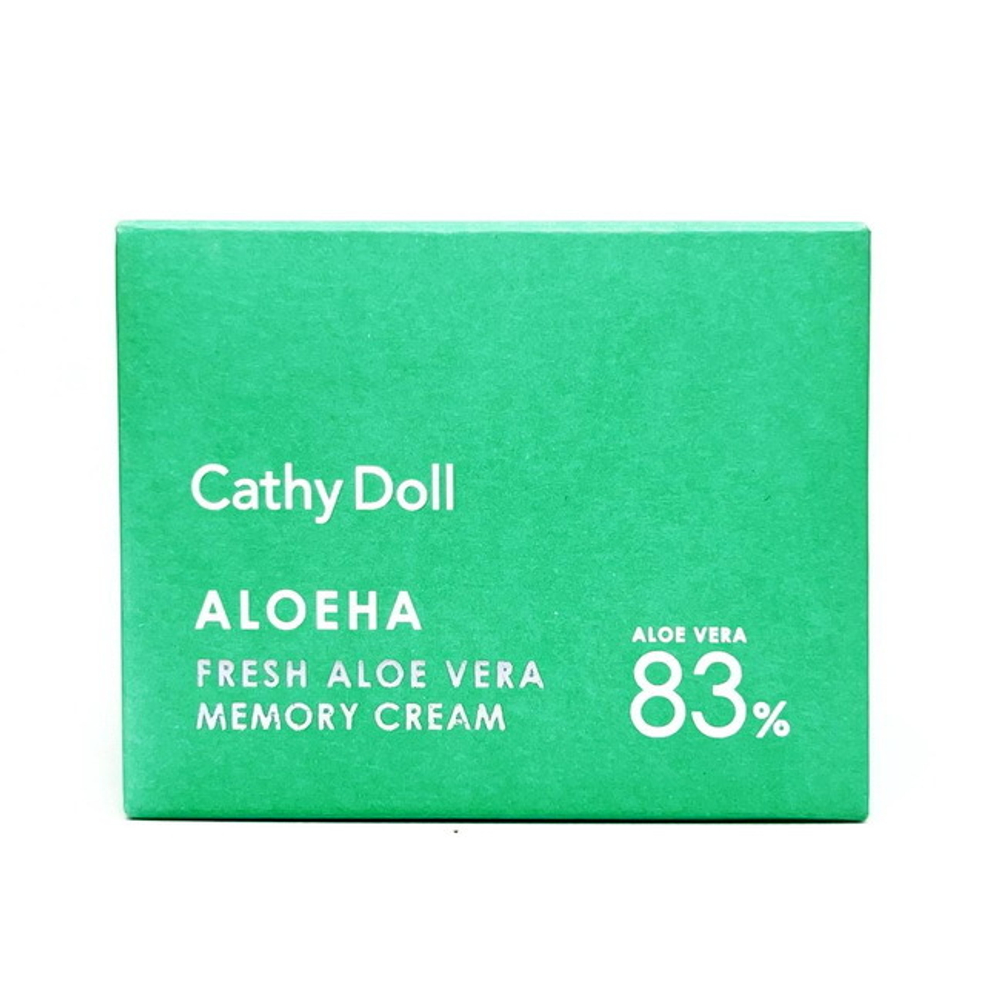 Увлажняющий и освежающий крем для лица с экстрактом Алоэ Вера, Karmart Cathy Doll Aloeha Fresh Aloe Vera Memory Cream 83% 50 гр.