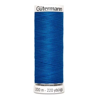 Нить Sew-All 200 м, Gutermann, 322 синяя бирюза