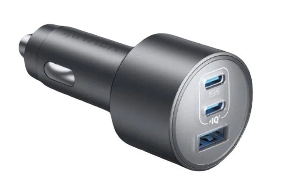 Автомобильное зар. устр. Anker A2737 167.5W 1USB/2USB-C черное