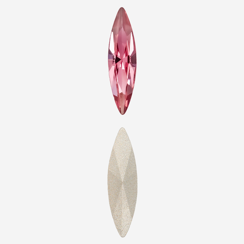Кристалл Маркиз (Marquise Fancy Stone), оттенок "Светлая Фуксия"/"Light Fuchsia", 15*4мм