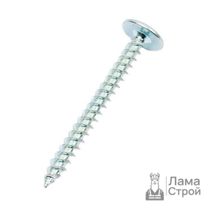 Саморез с прессшайбой 4,2 × 41 головка п/сферическая, острый 1 кг