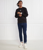 Худи MONOLOGO CREW NECK CALVIN KLEIN JEANS - черный(J30J323434)