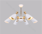 Ceiling design lamp  Duke by Delightfull (6 lampshades,  White)