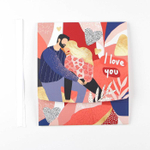Коробка складная подарочная «I love you», 20 × 18 × 5 см
