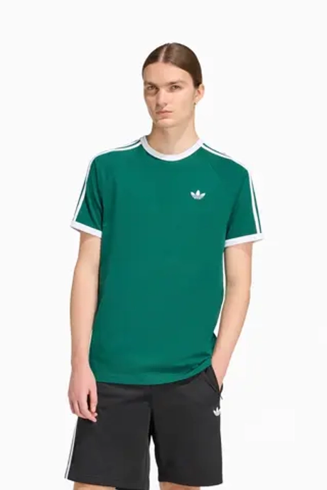 Футболка adidas Originals 3-Stripes - зеленый
