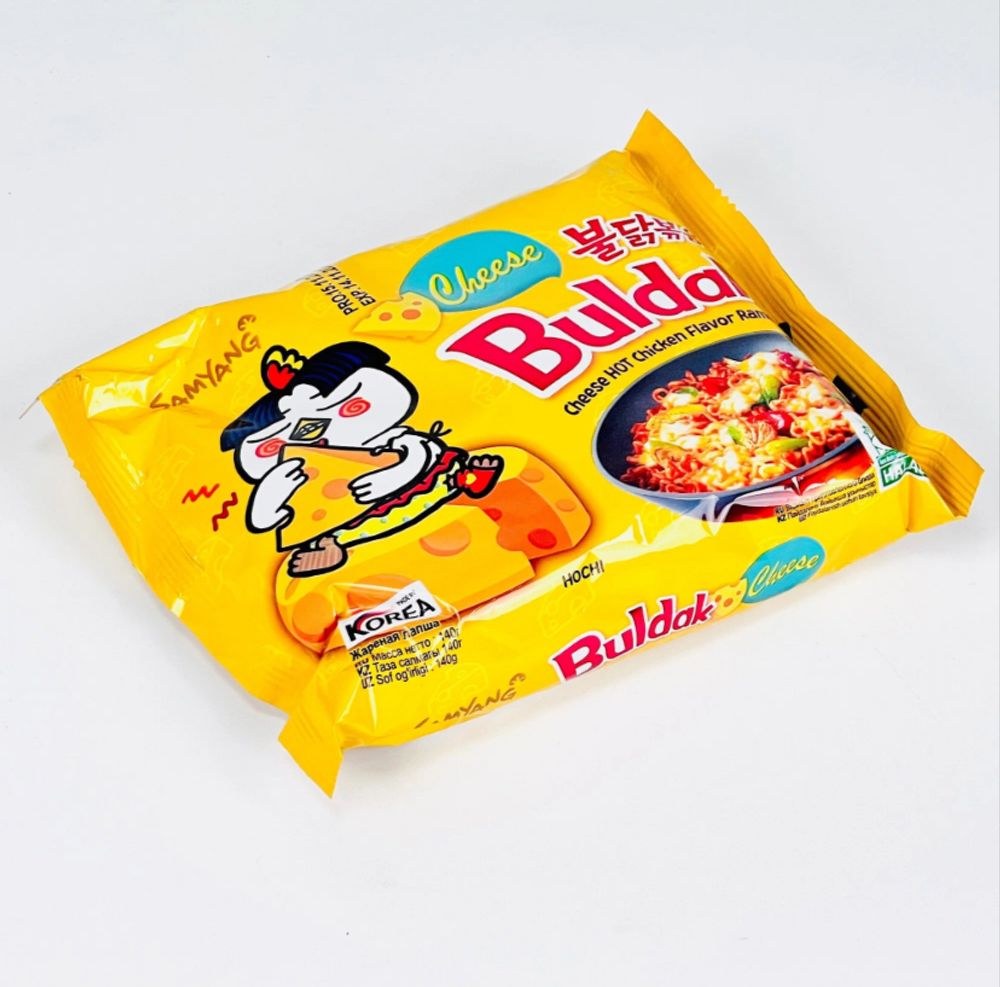 Лапша Samyang пакет 130гр Hot Chickeflavor Ramen Carbo со вкусом курицы и соуса карбонара (5) 3893