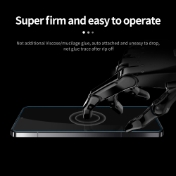 Защитное стекло с прозрачными рамками от Nillkin для Xiaomi Poco F6 Pro, серия H+Pro Anti-Explosion Glass Screen Protector
