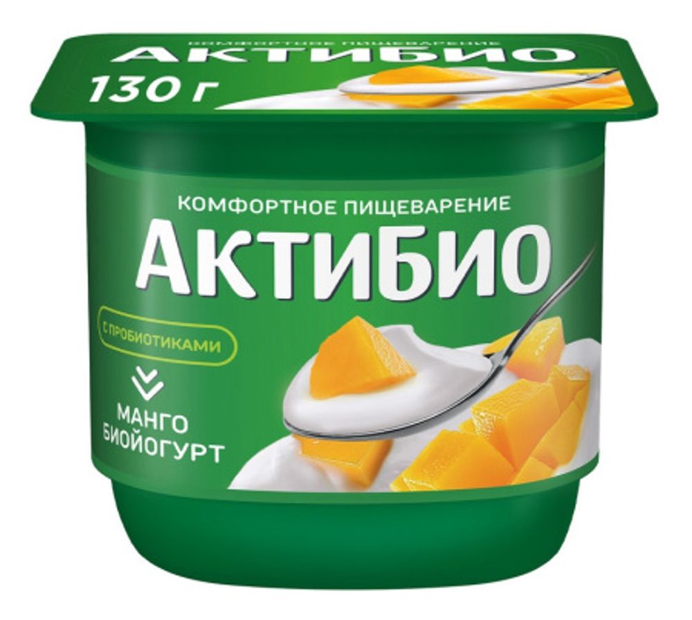 АктиБИО йогурт манго 130гр