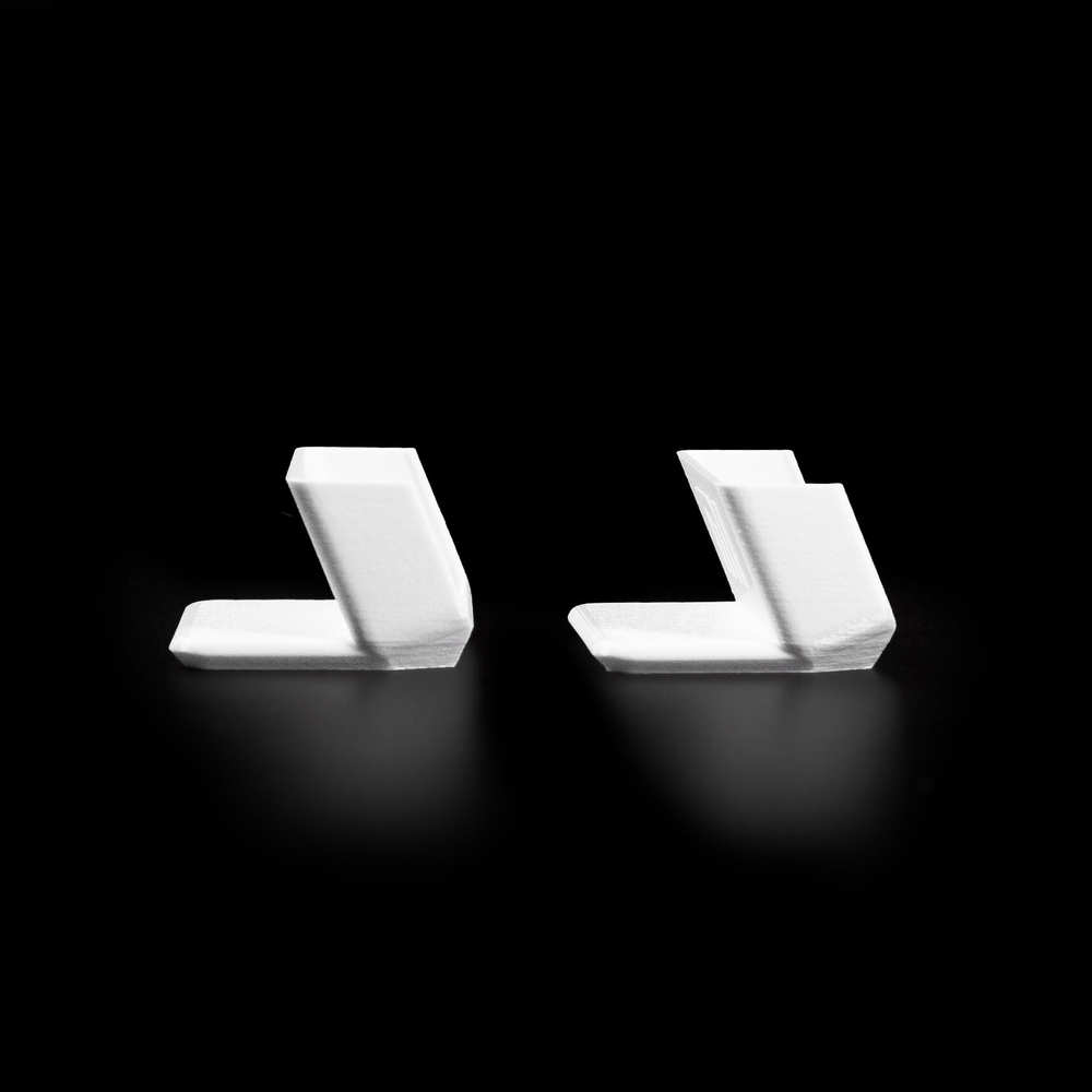 Набор 2 шт. Настольный держатель дисплейного датчика Xiaomi (LYWSD03MMC),3D печать, белый