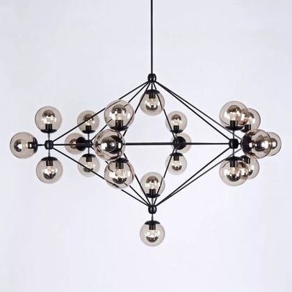 Люстра Modo Chandelier 21 Globes Black подвесная