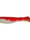 Виброхвост Helios Chubby 9 см Red &amp; White HS-4-003 (набор 5 шт)