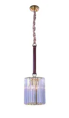 Люстра подвесная NewRgy 5797E/3A GOLD+CLEAR, 3×40 Вт, золотая и прозрачная