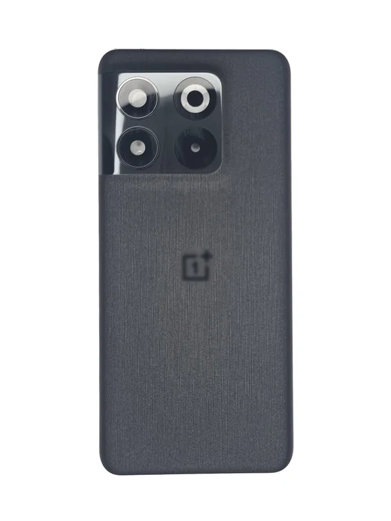 Задняя крышка для OnePlus 10R черная (Sierra Black) со стеклом камеры