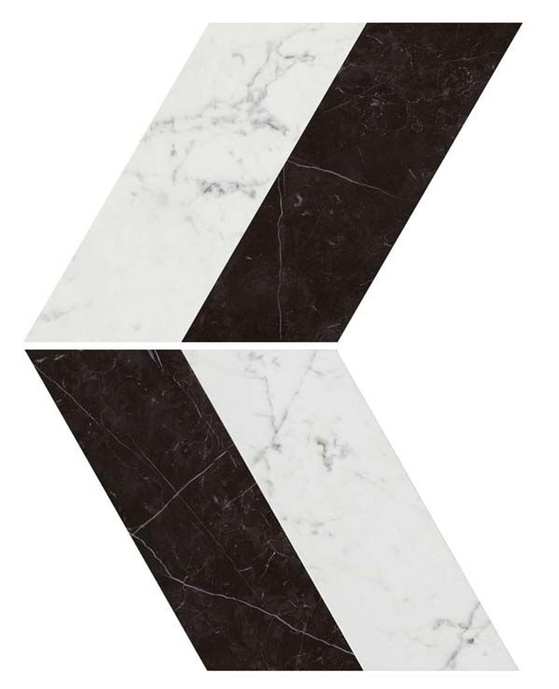 Мозаика Керамогранит Marvel Stone Chevron Cold LAPPato Мозаика Керамогранит Marvel Stone Chevron Cold LAPPato