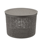 Коробка БЯЗЬ 2л с крышкой круглая D=17см М 2328