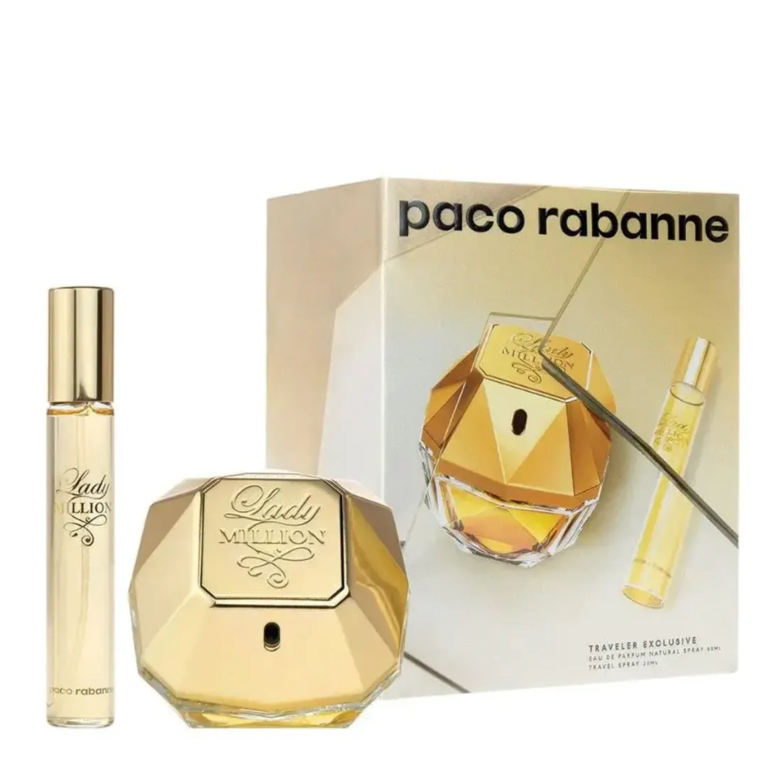 Набор Paco Rabanne Lady Million EDP/50ml + EDP mini/10ml